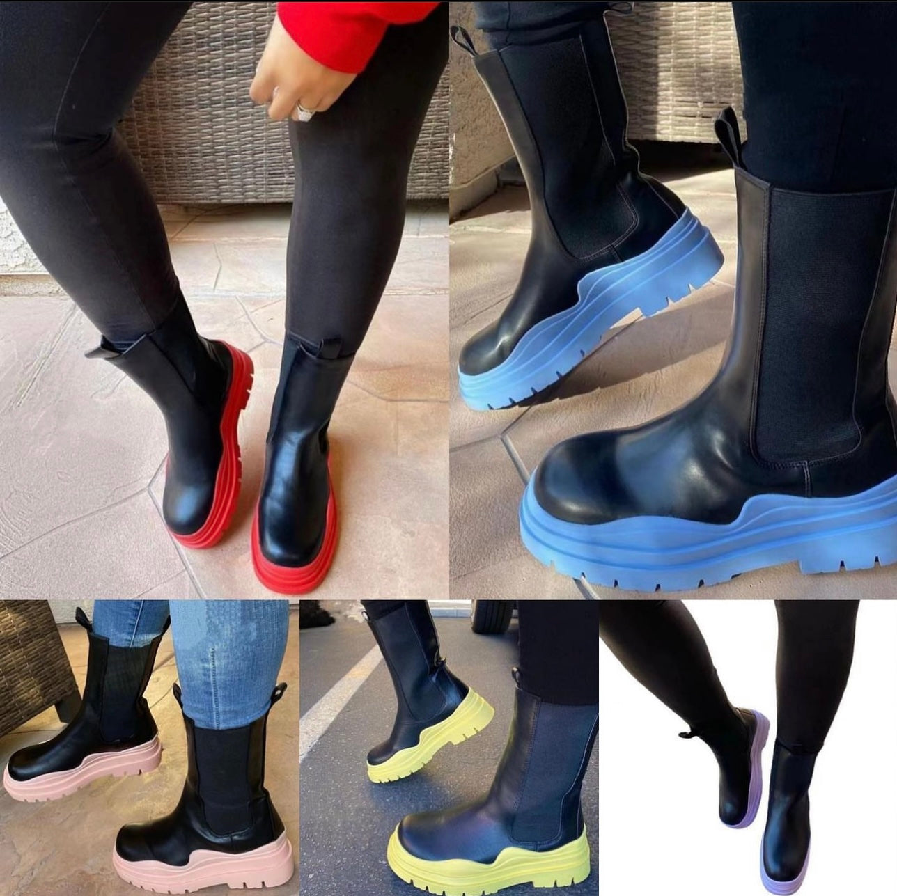 Color My Sole Midi Boot