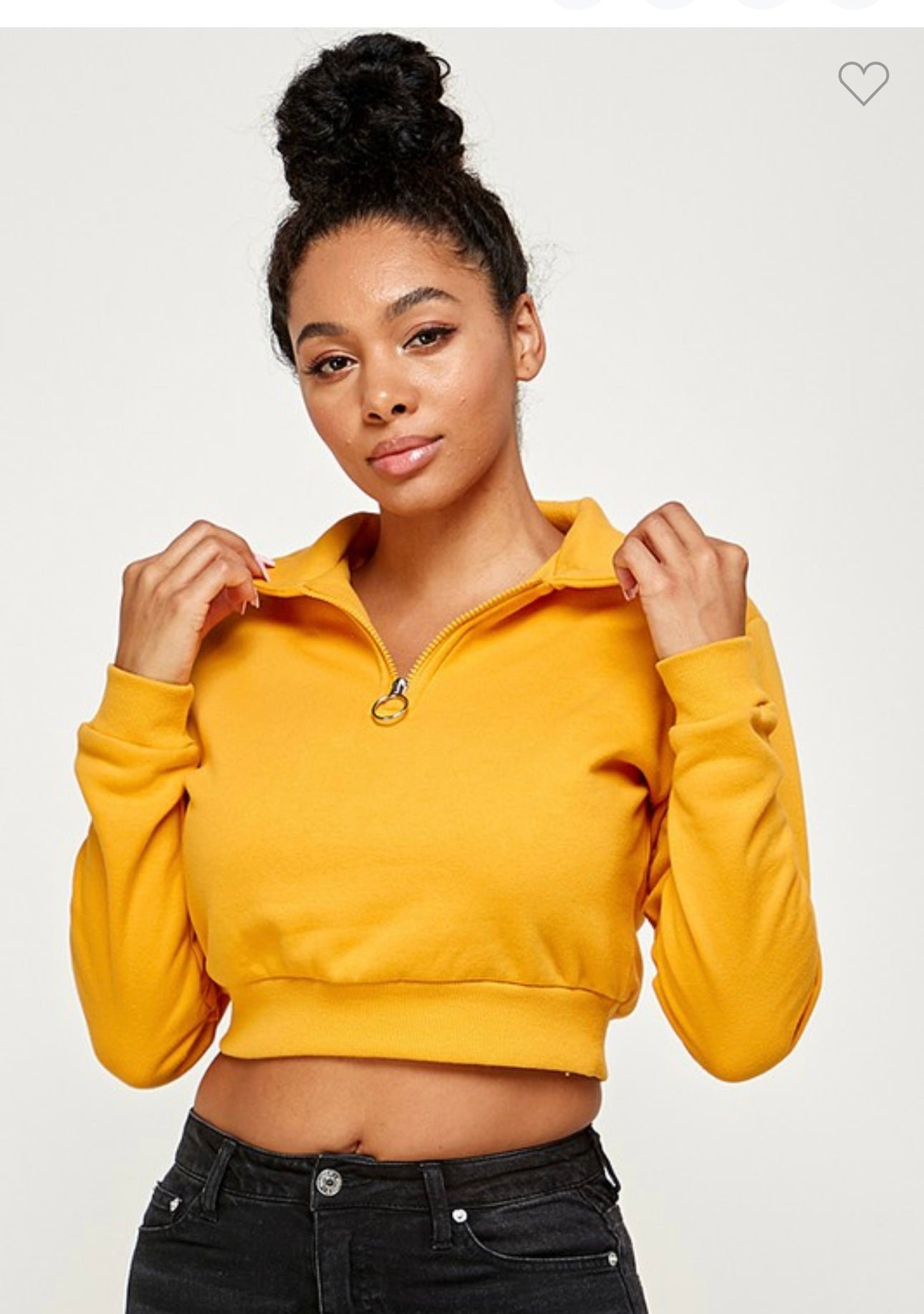 Long Sleeved Cropped Jogger Top